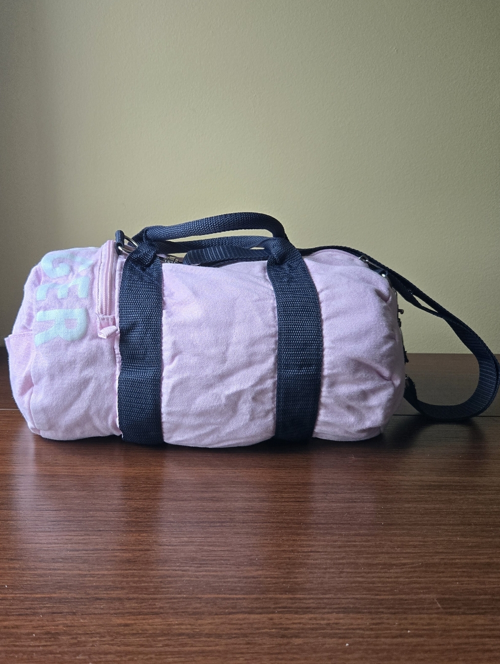 Tommy Hilfiger Pink & Navy Mini Duffel Bag - Picture 6 of 13